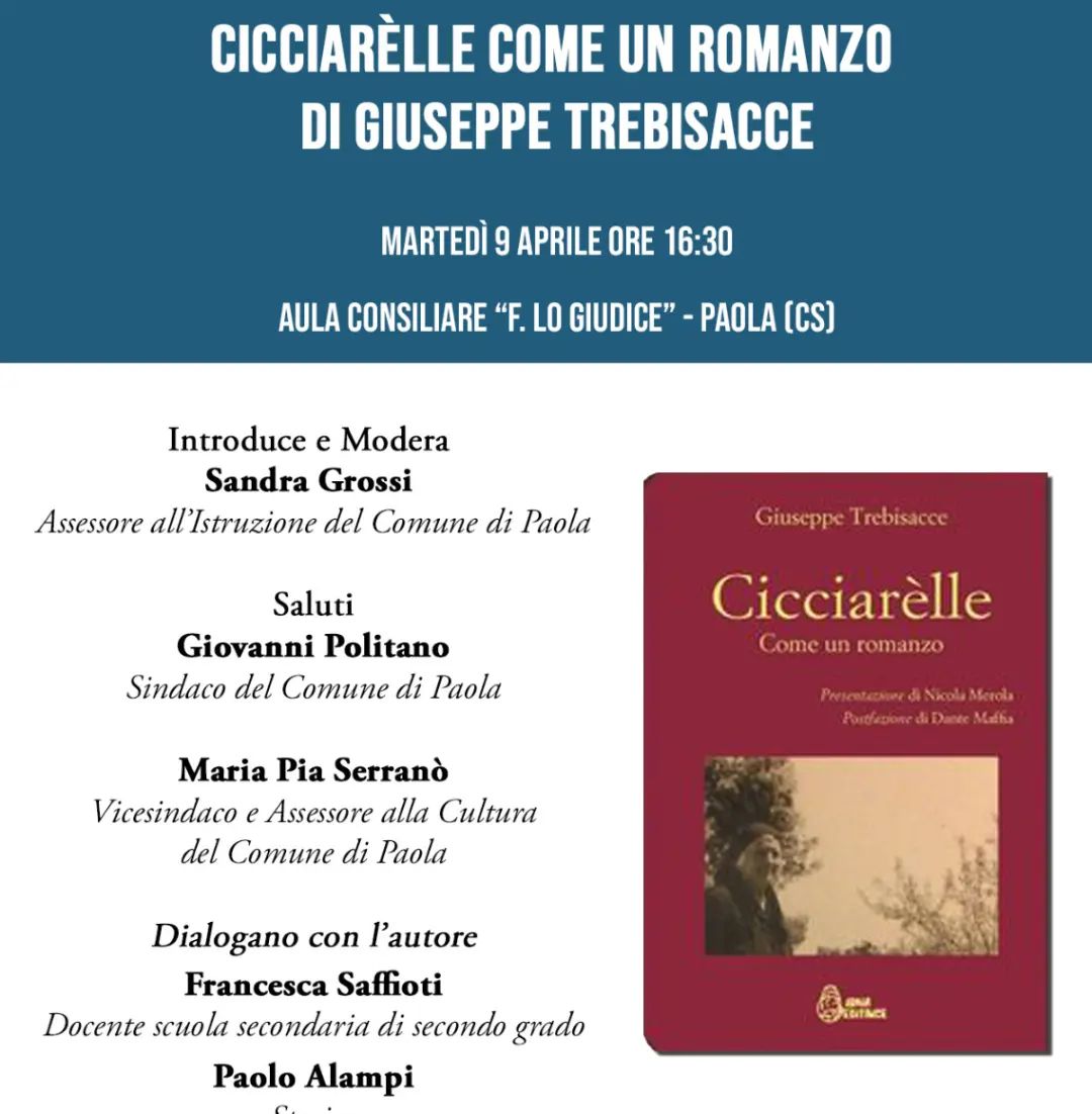 Presentazione del libro “Ciacciarèlle”