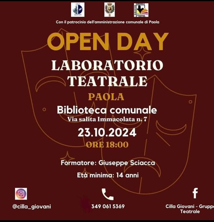 Open Day – Laboratorio Teatrale